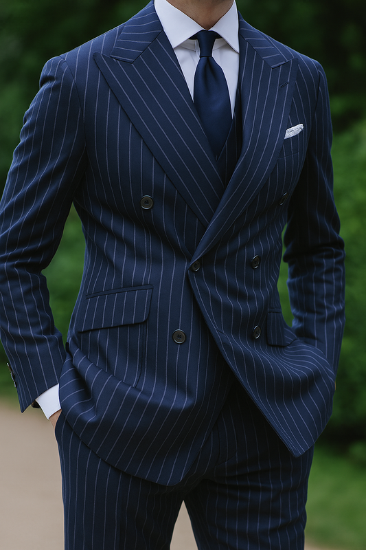 pin stripe suit