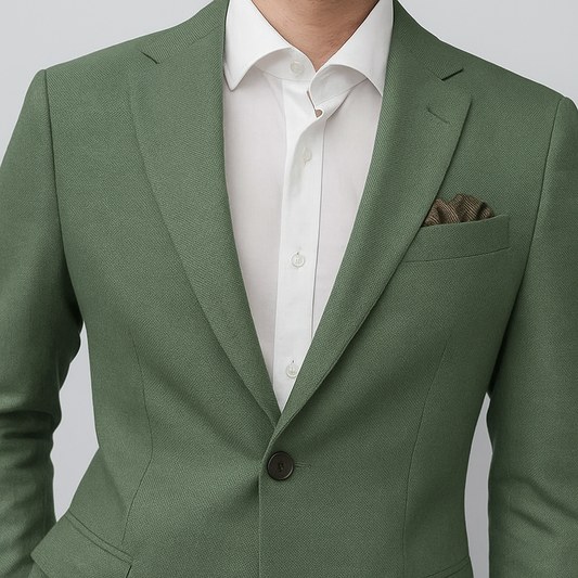 sage green suit