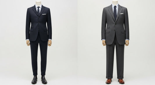 Mod suit vs regular suit comparison.