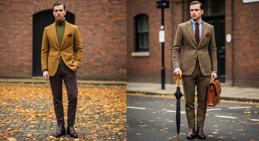 Seasonal Mod suit collection.