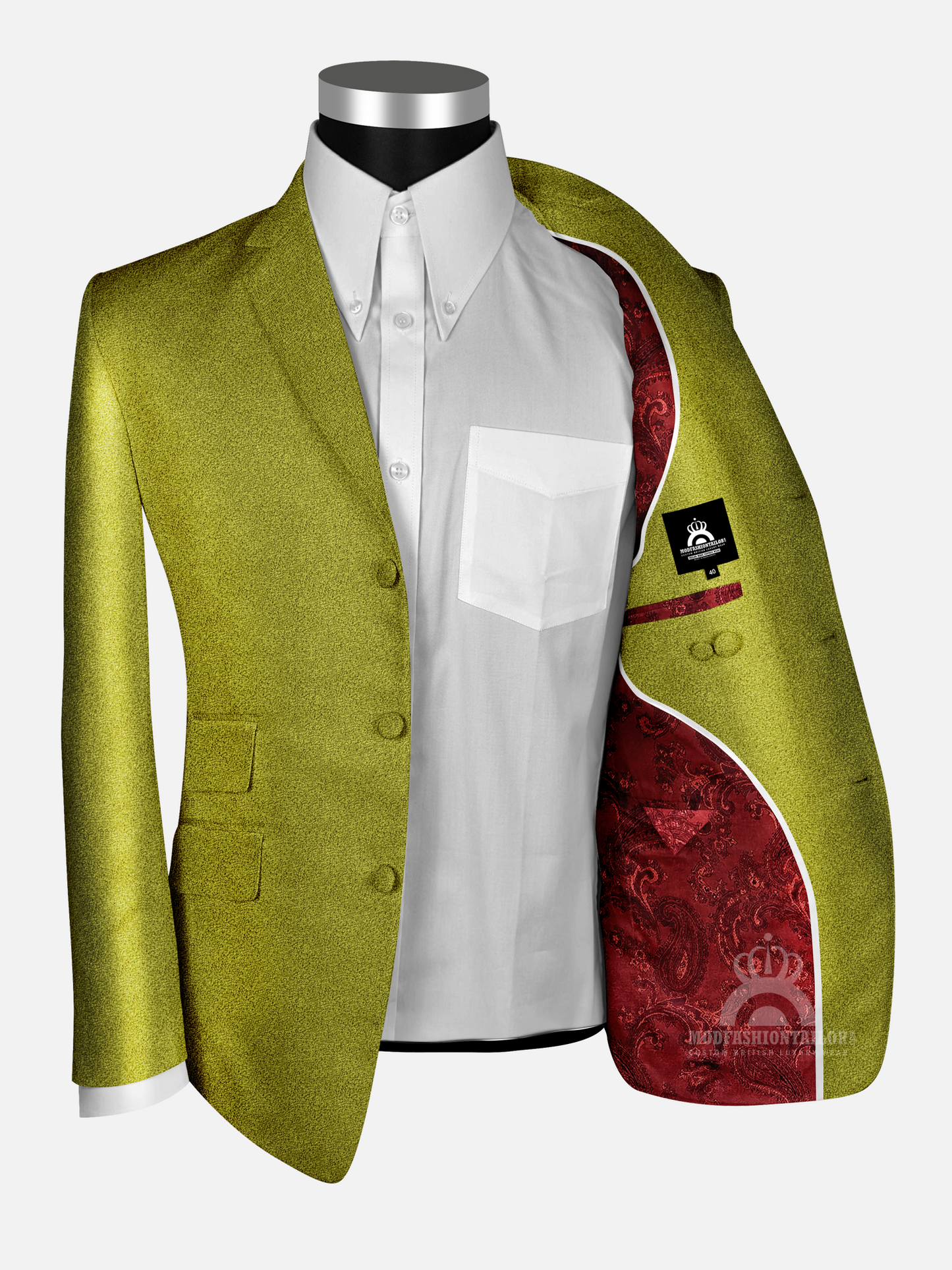 2 Tone Tonic Green 60s Mod Suit