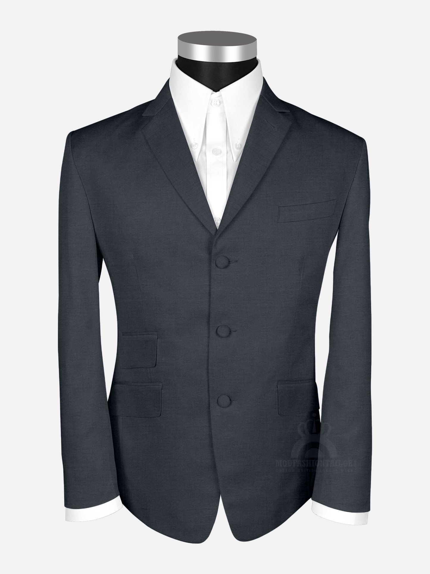 Dark Gray Mod Suit Jacket