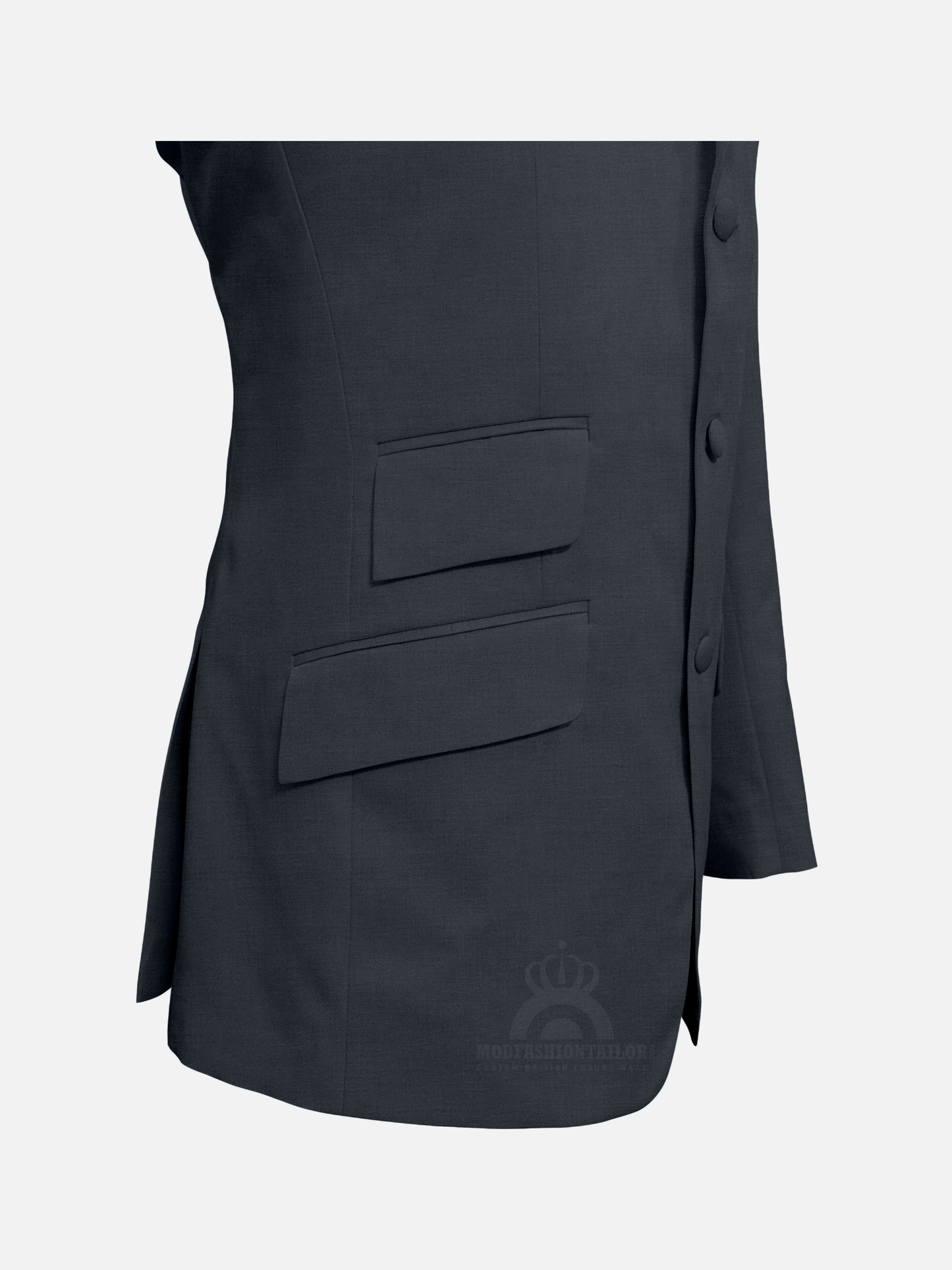 Dark Gray Mod Suit Jacket