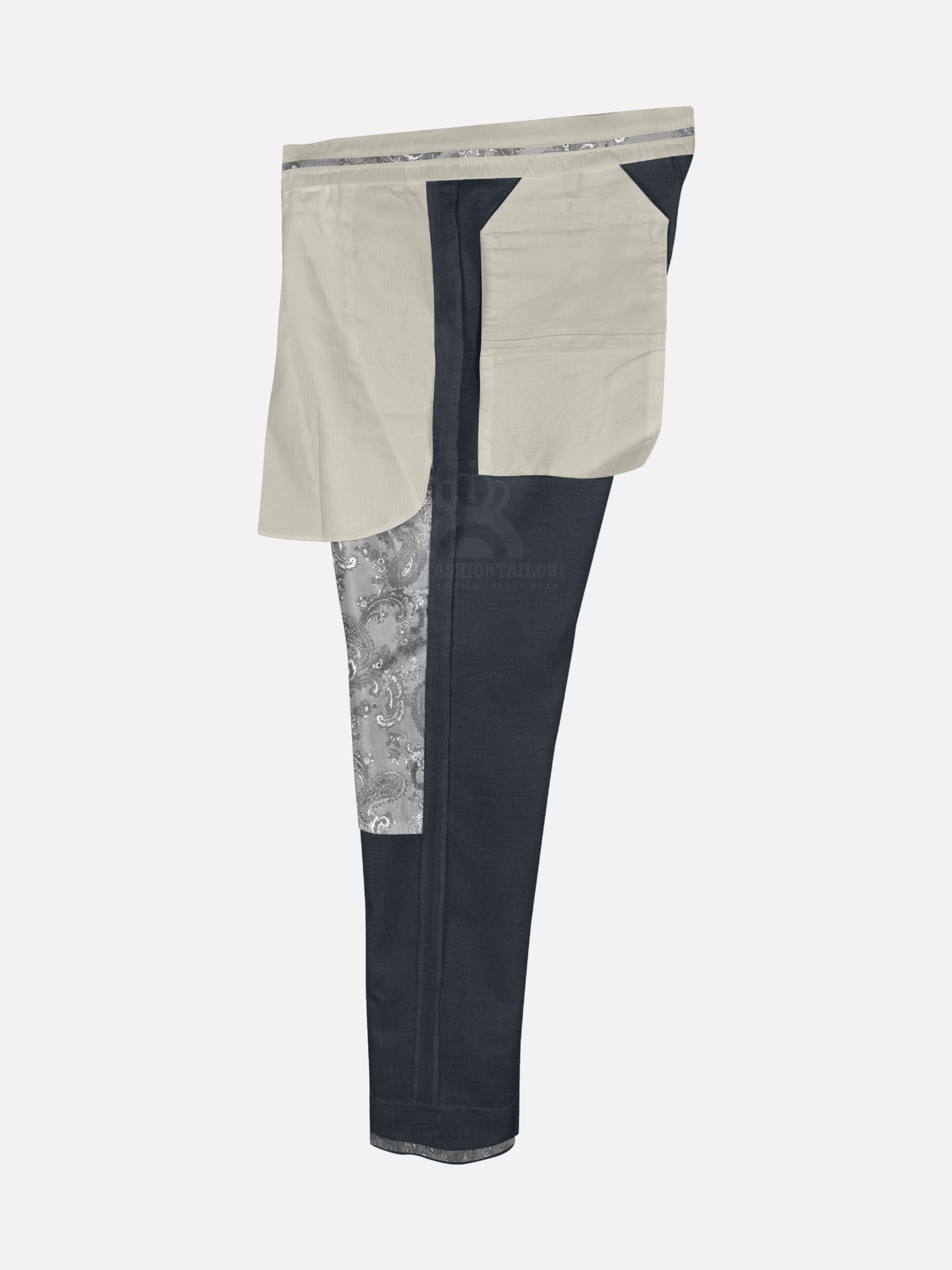 Dark Gray Mod Trouser