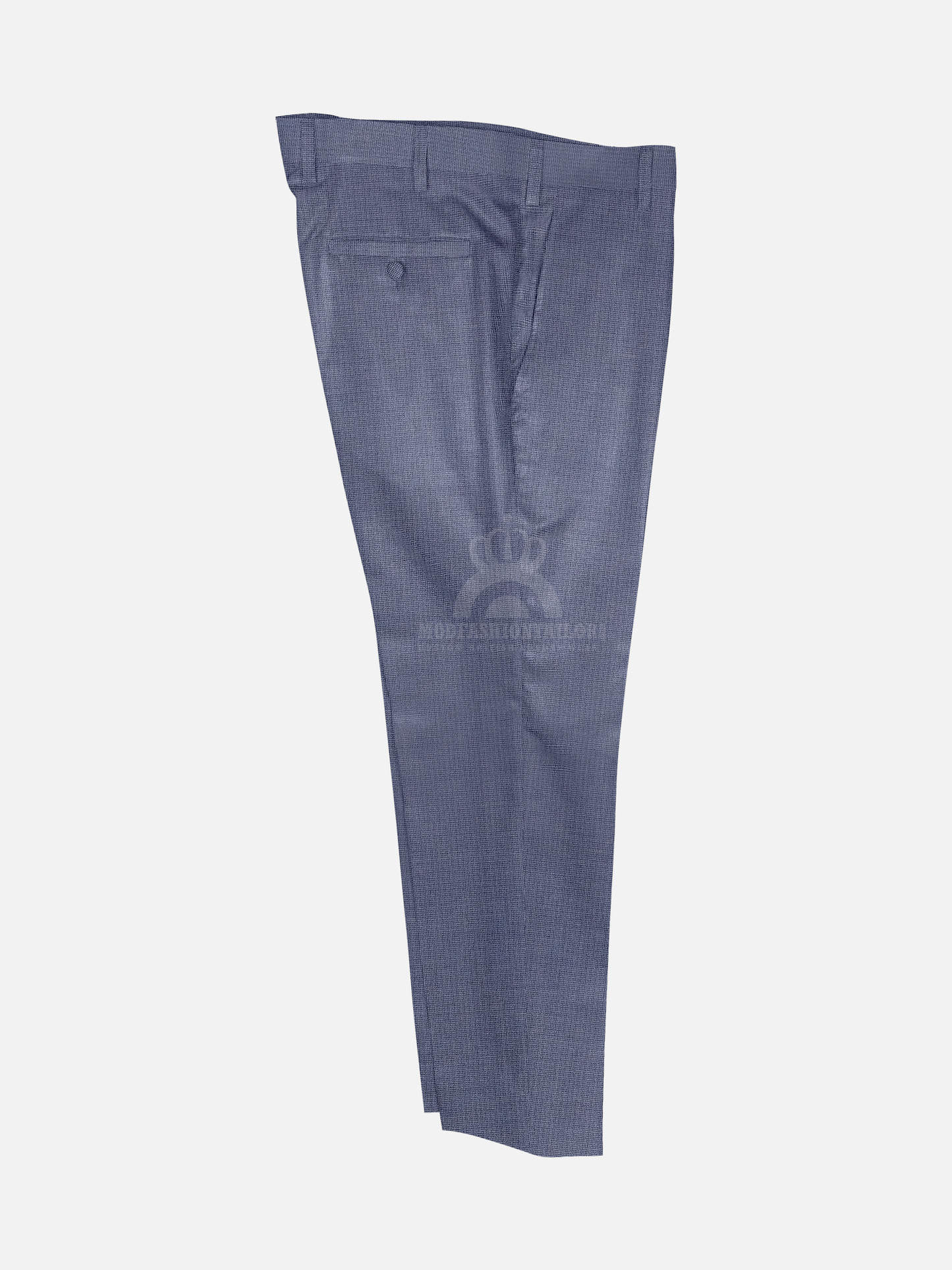 2 Piece 60s Outfits Check Blue Mod Suit