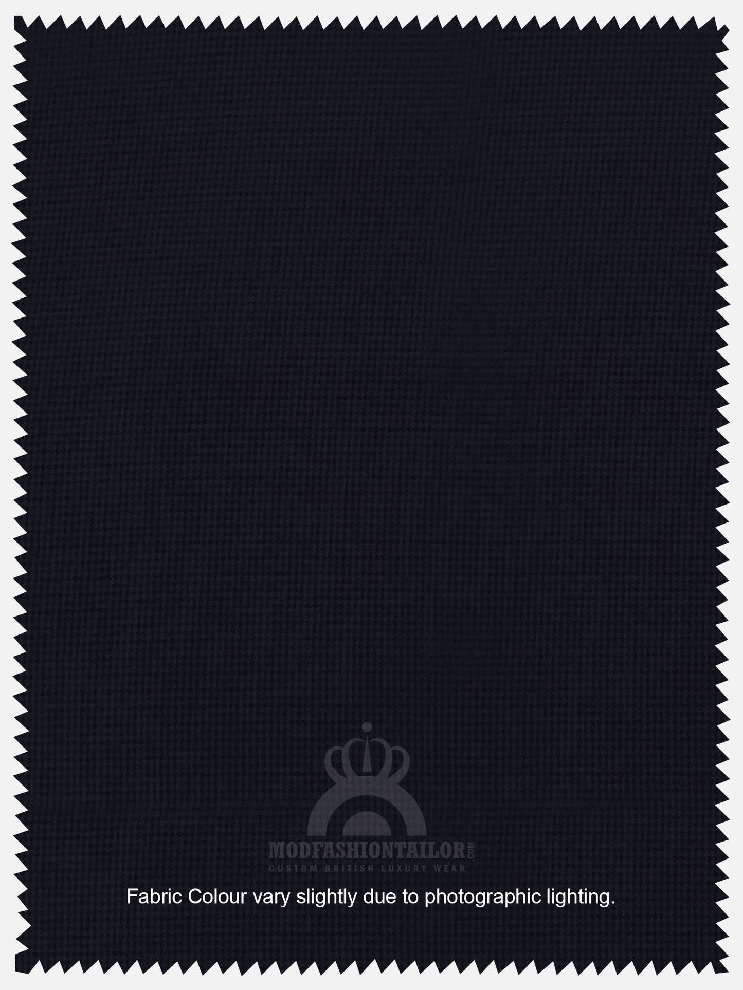 2 Piece Dark Navy Blue Houndstooth 60s Mod Suit