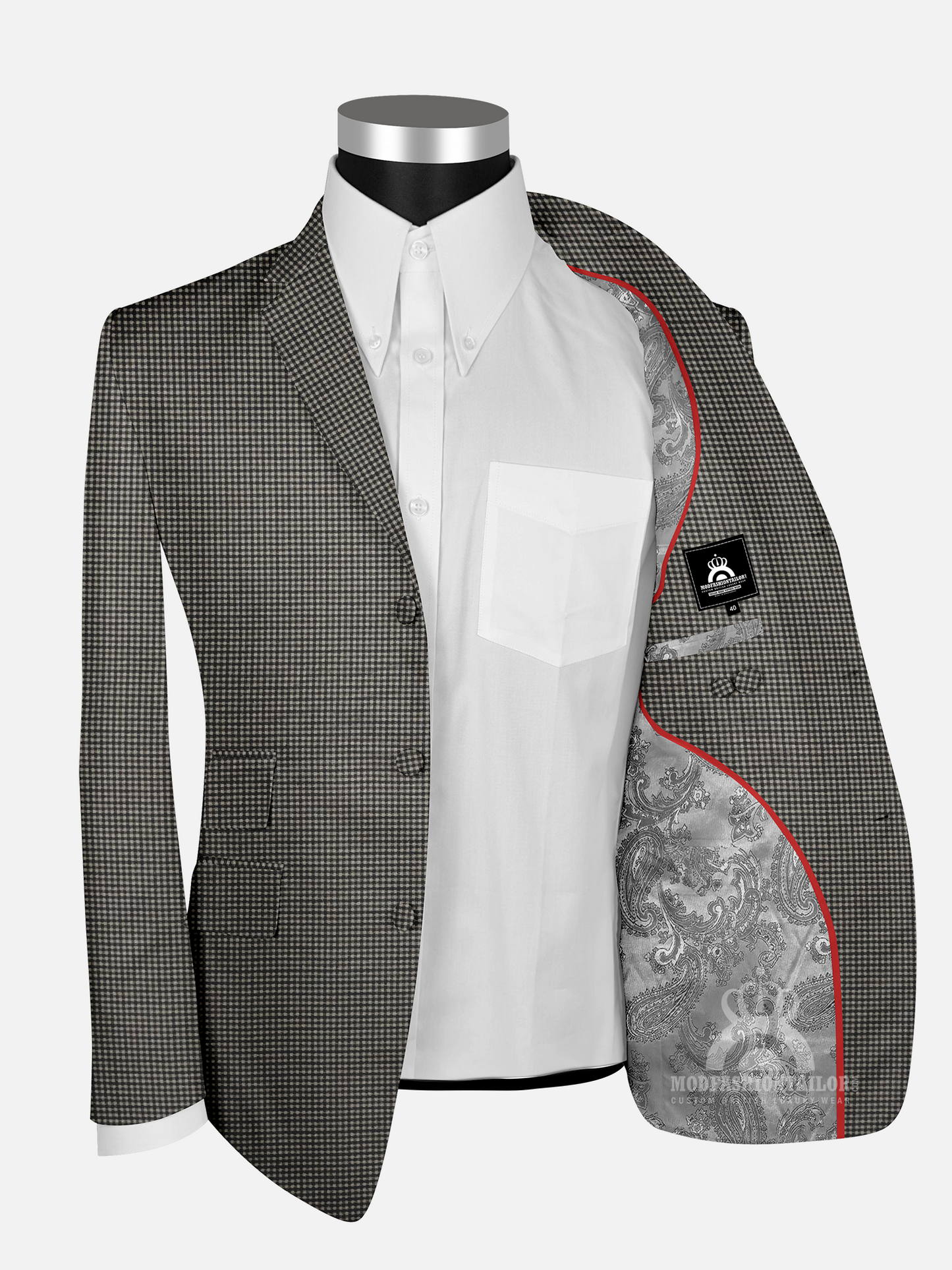 3 Piece Paul McCartney Fawn Gunclub Check Mod Suit