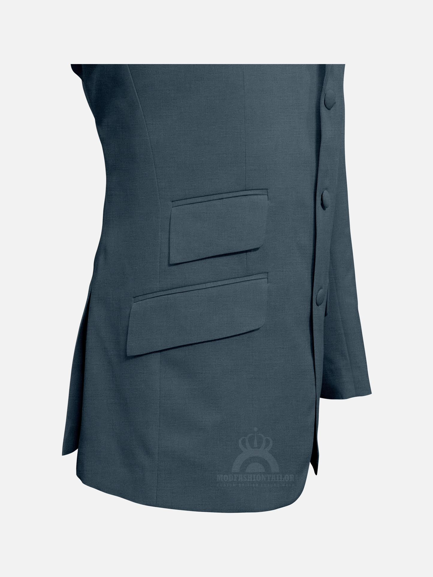 3 Piece Paul Weller Bayou Blue Mod Suit with Shirt