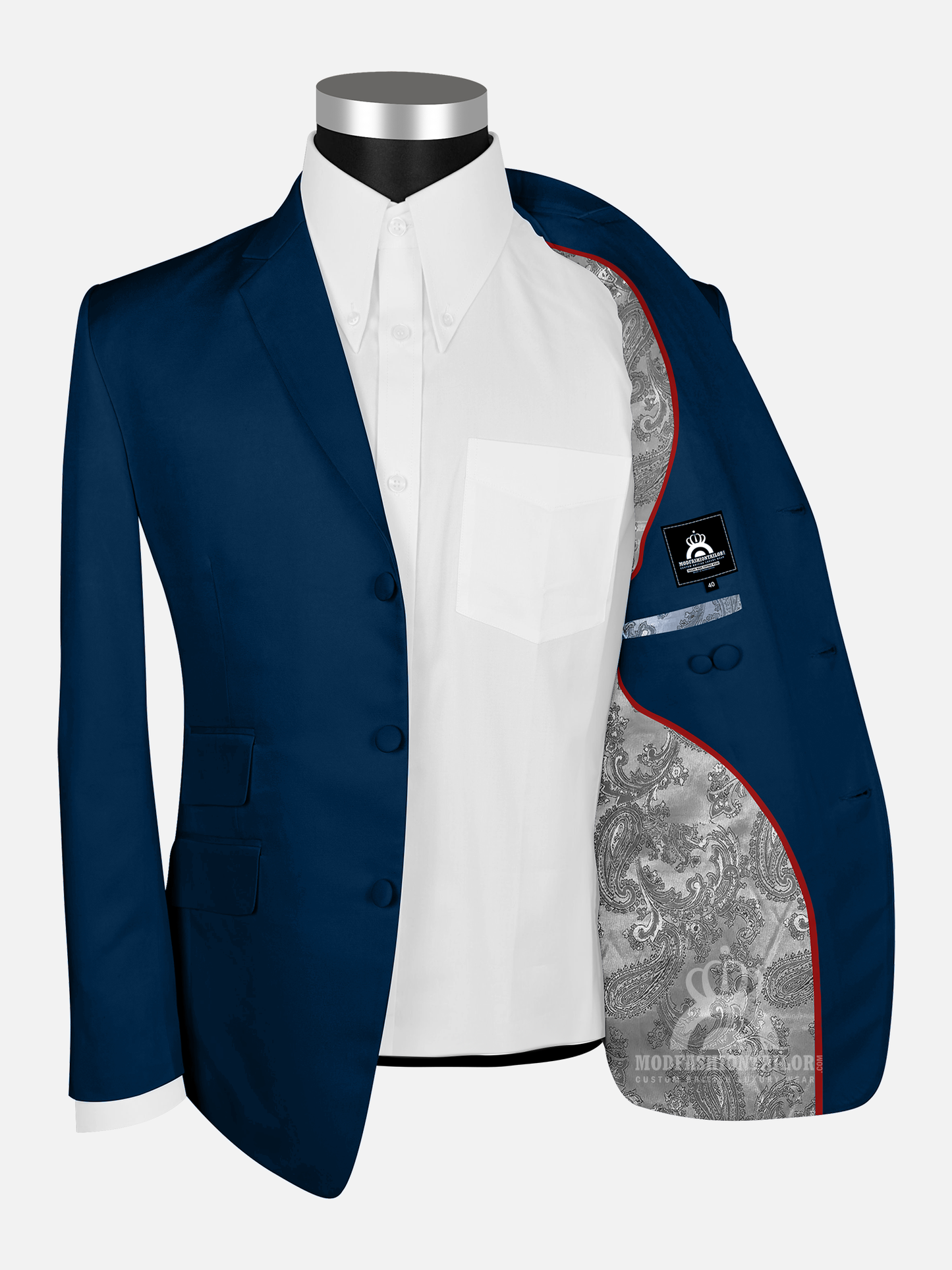 3 Piece Paul Weller Royal Blue Mod Suit with Shirt