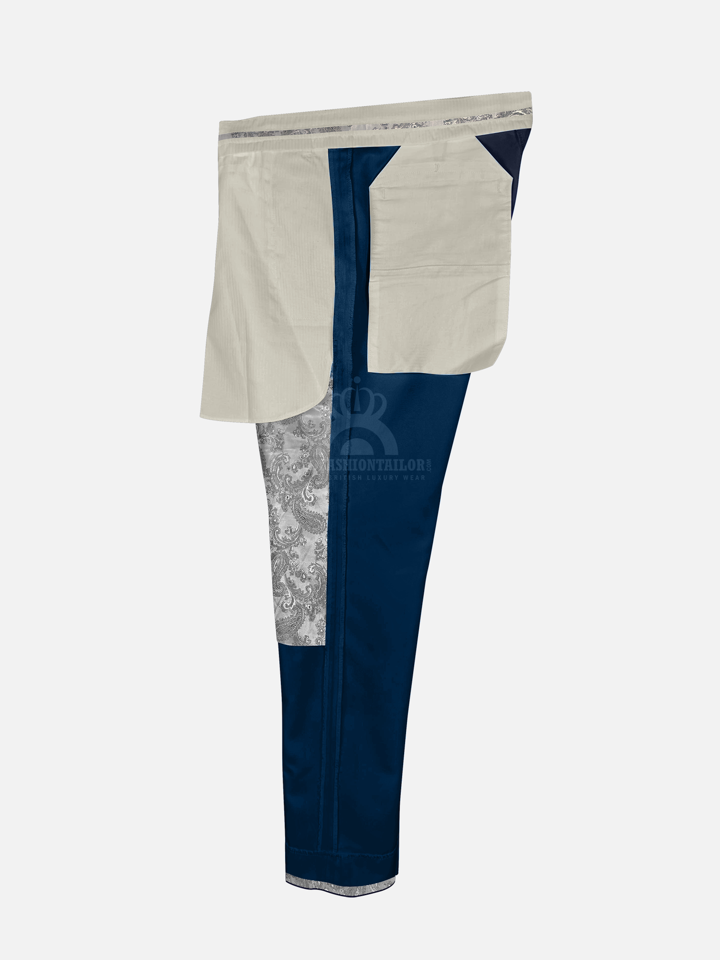 3 Piece Paul Weller Royal Blue Mod Suit with Shirt