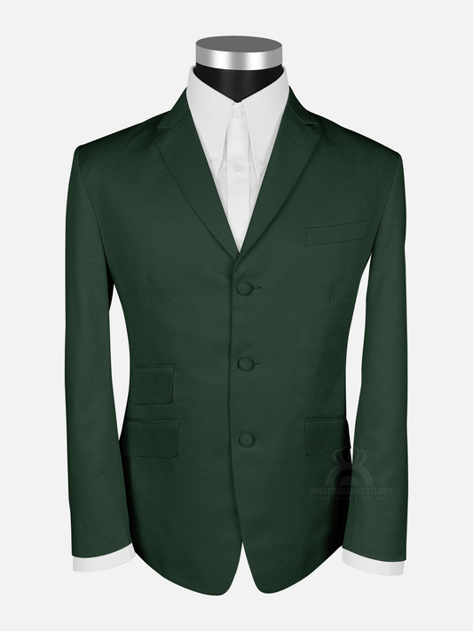 Dark Green Mod Jacket