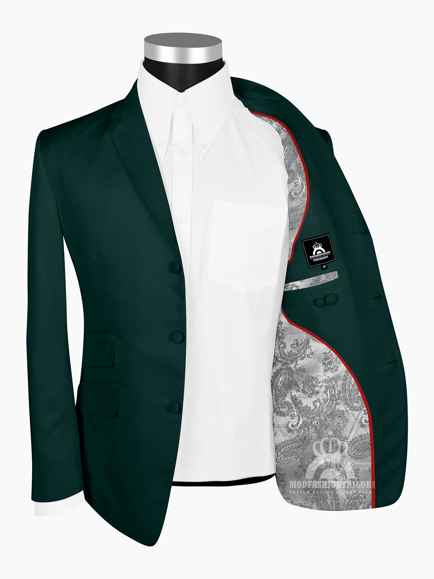 3 Piece Paul Weller Dark Green Mod Suit
