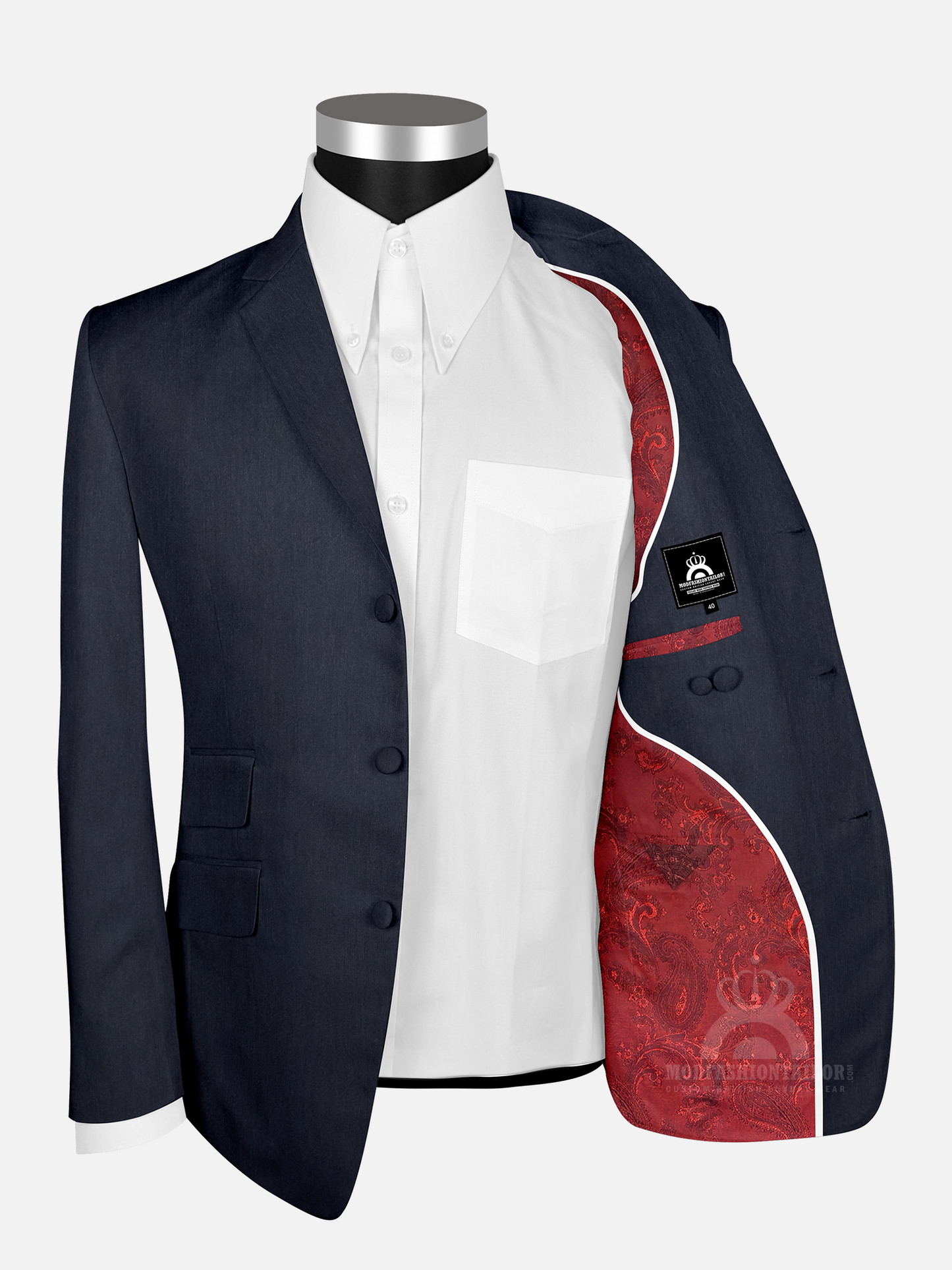 3 Piece Roger Daltrey Dark Navy Mod Suit
