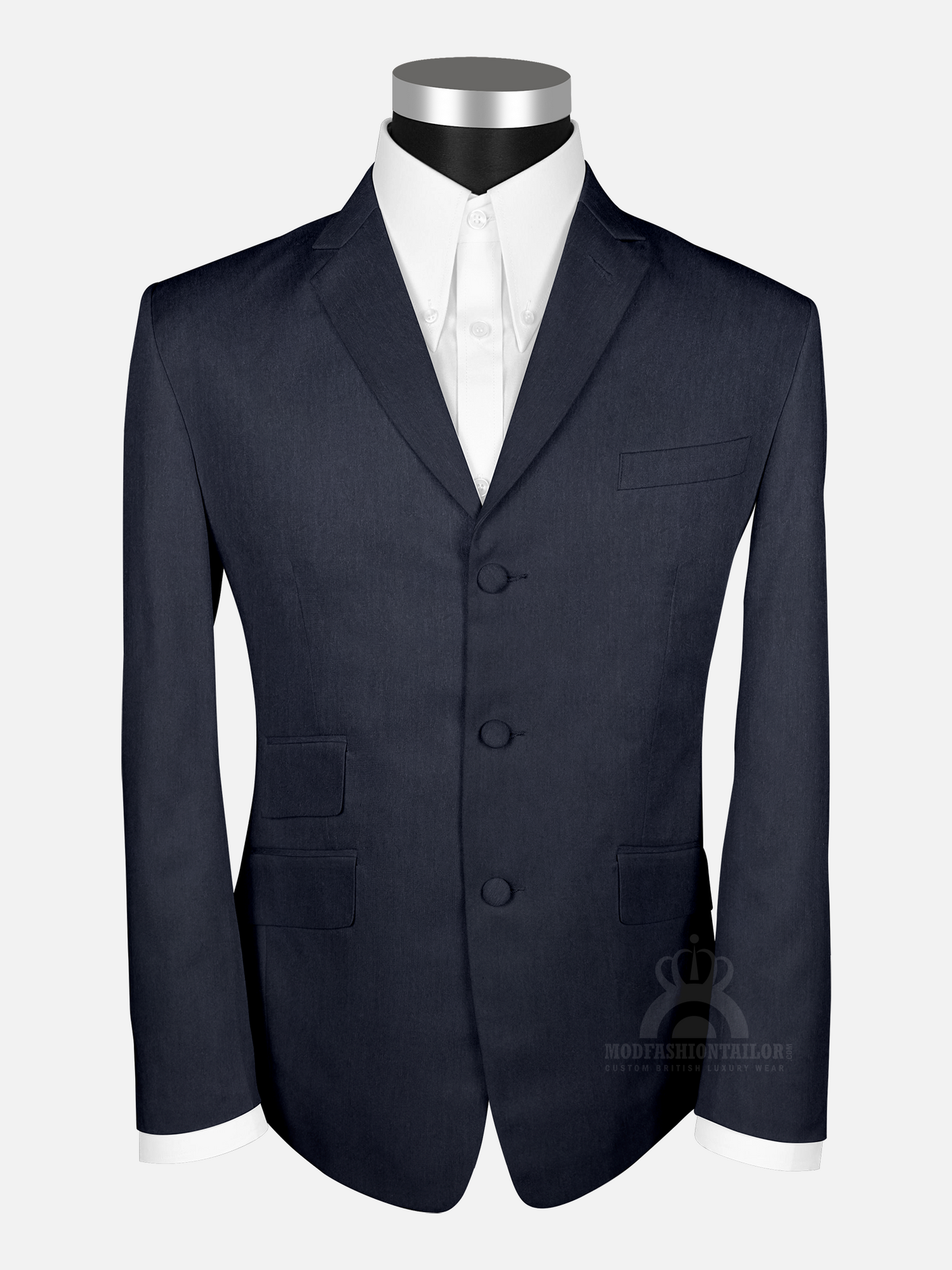 3 Piece Roger Daltrey Dark Navy Mod Suit