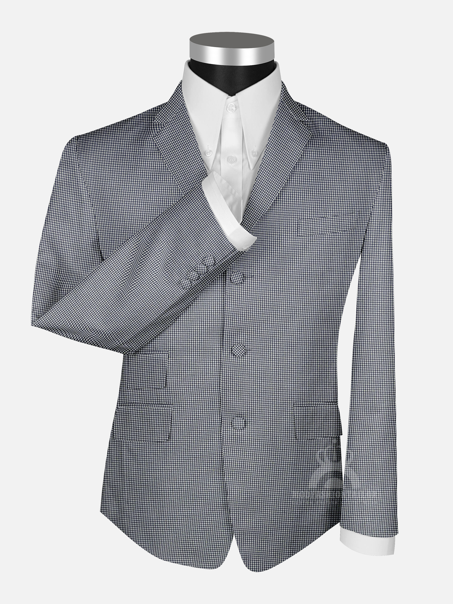 Single Breasted Dogtooth Mod Jacket