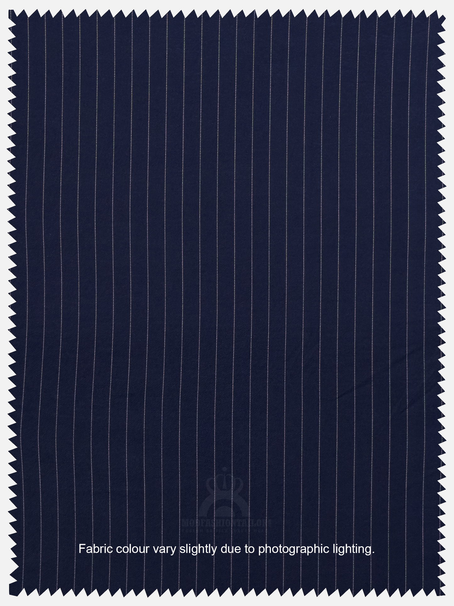 3 Piece White Stripe In Navy Blue Pinstripe Mod Suit
