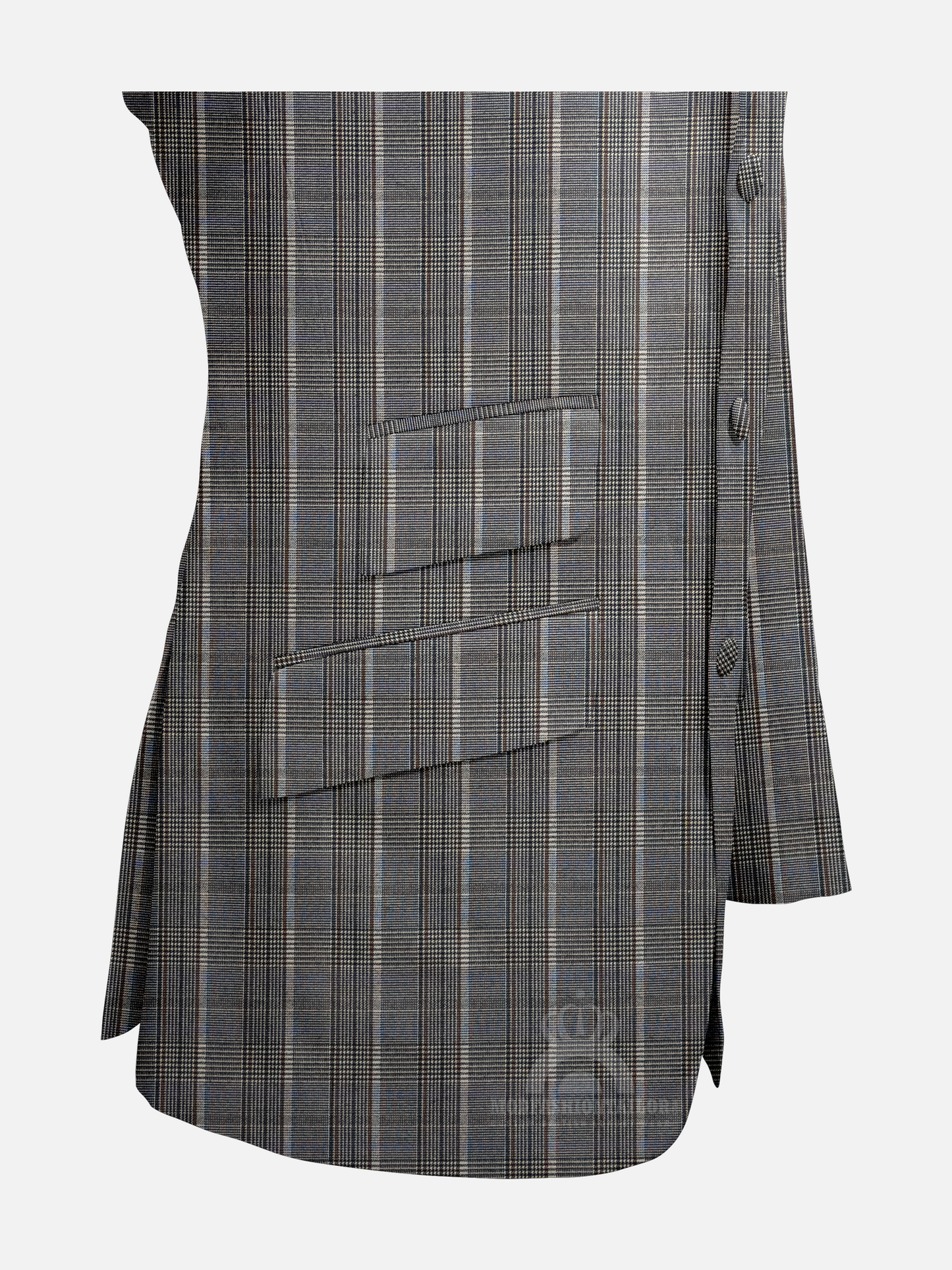 Wool Prince of Wales Check Mod Jacket