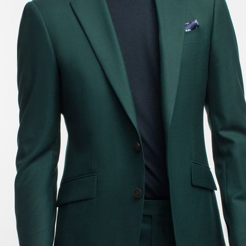 emerald green suit