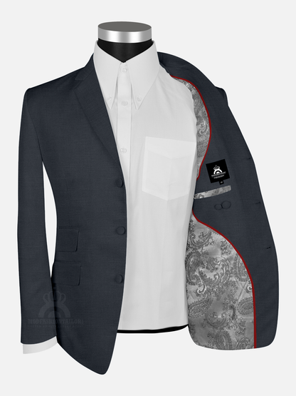 Dark Gray Mod Suit Jacket