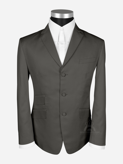 3 Piece 3 Button Shadwell Brown Mod Suit with Shirt