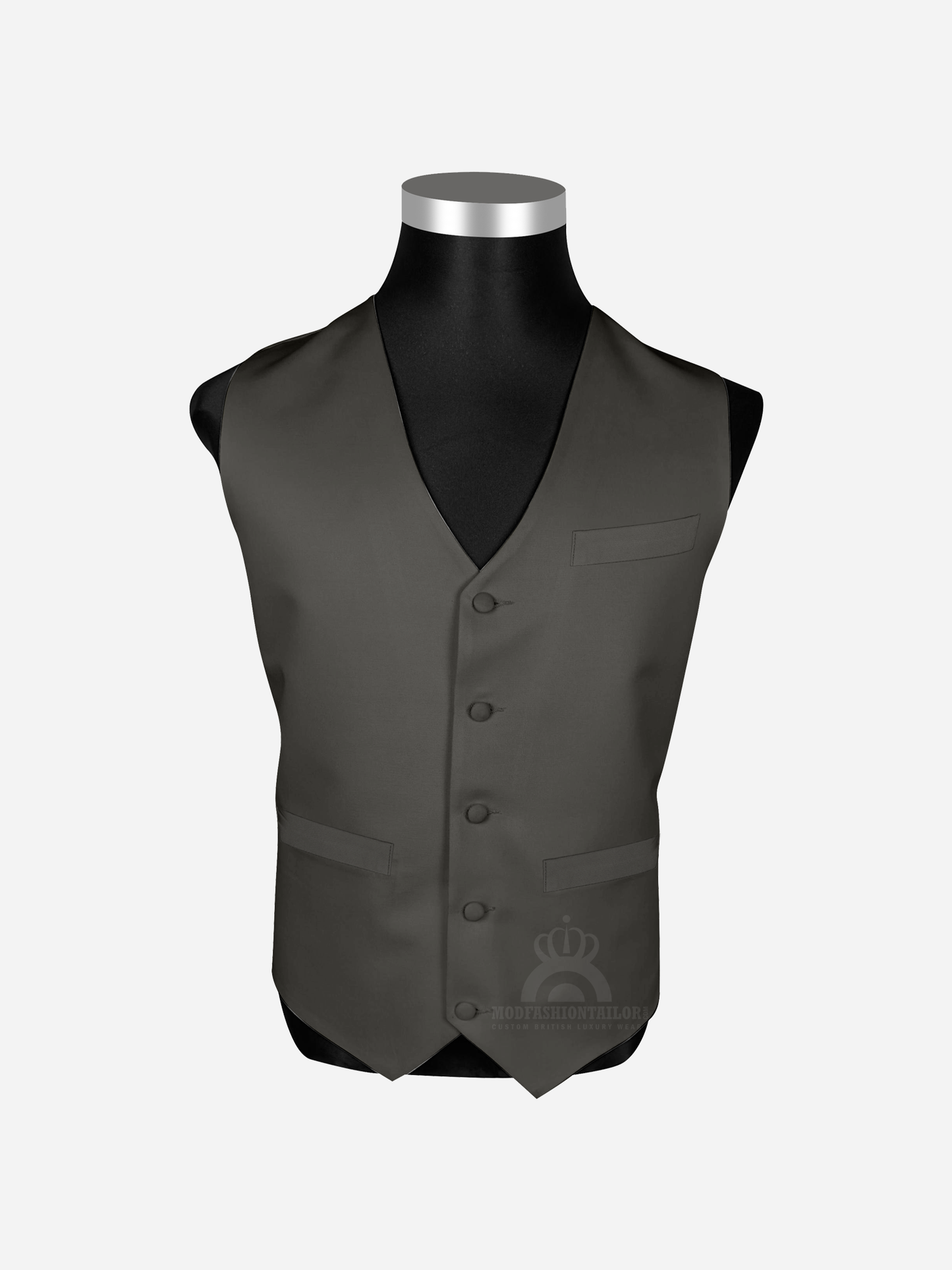 3 Piece 3 Button Shadwell Brown Mod Suit with Shirt