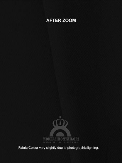 Mandarin Collar Long Sleeve Black Shirt