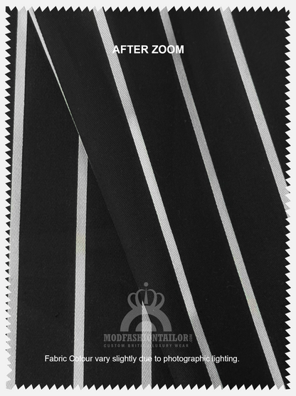 Black and White Stripe Boating Blazer