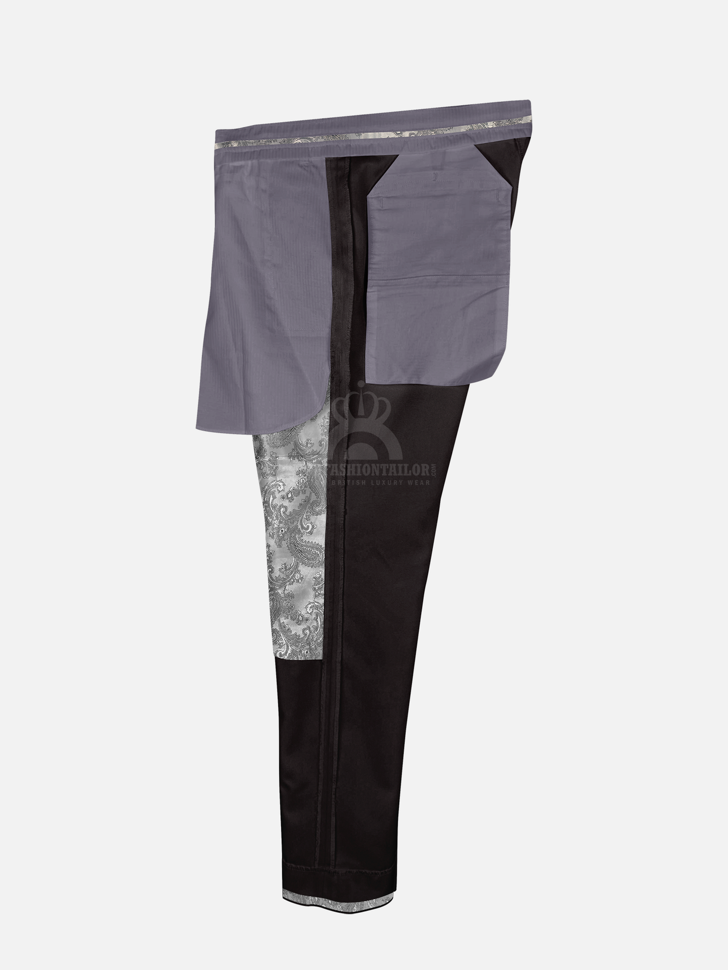 David Bowie Dark Chocolate Brown Mod Trouser