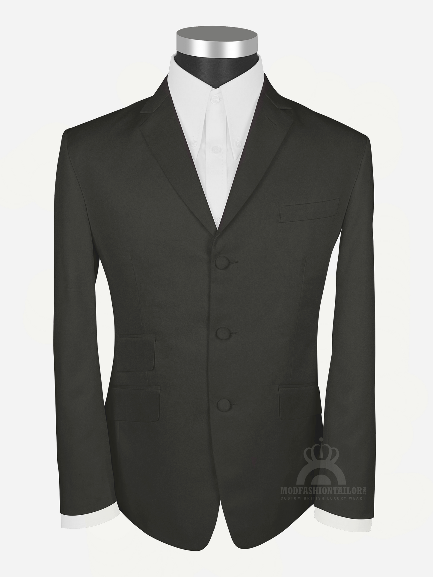 David Bowie Dark Brown and Olive Tone Mod Jacket