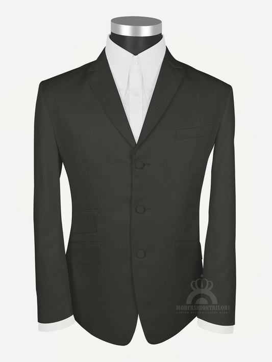 David Bowie Dark Brown and Olive Tone Mod Jacket