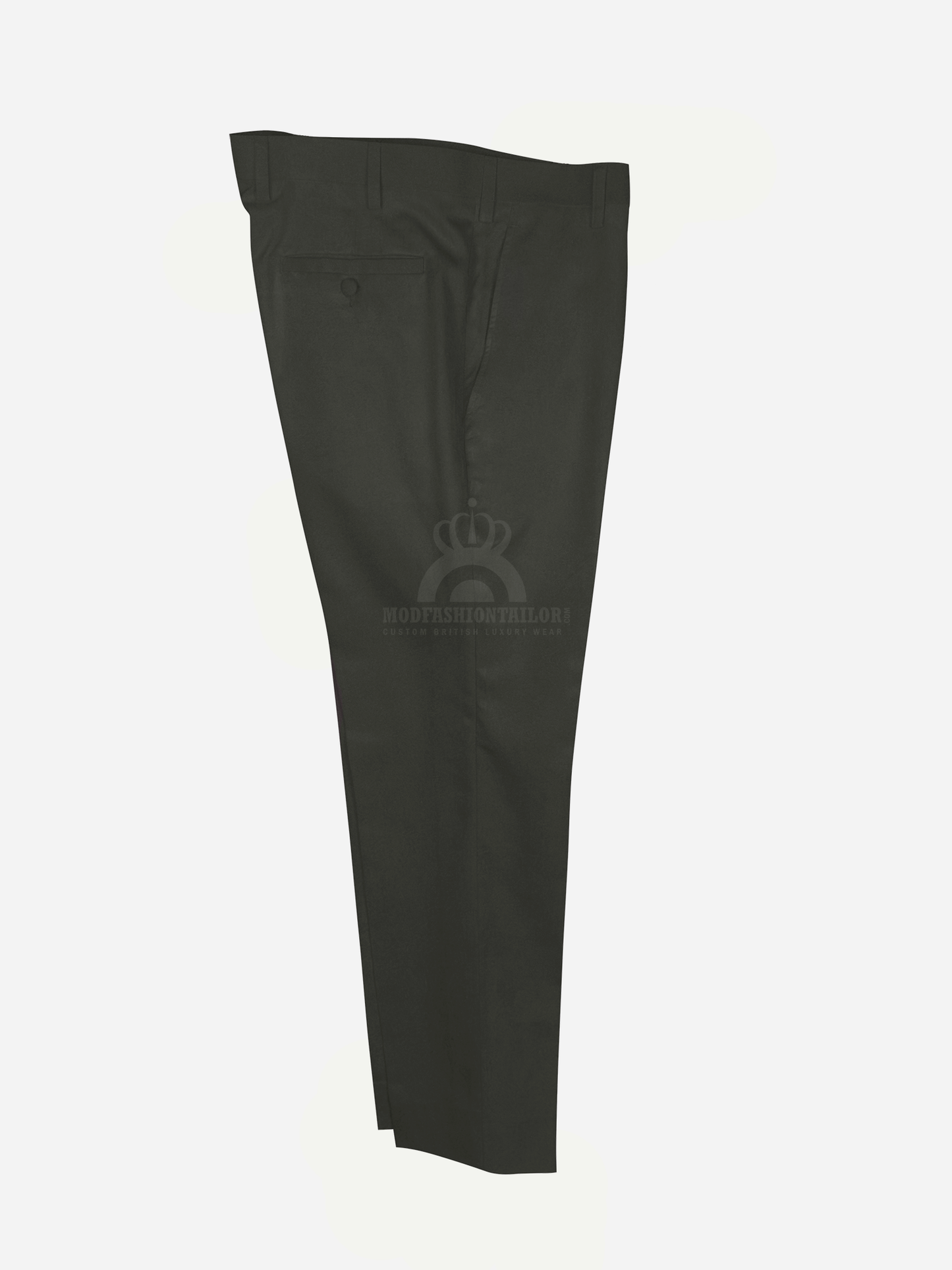 3 Piece David Bowie Dark Brown and Olive Tone Mod Suit with Shirt