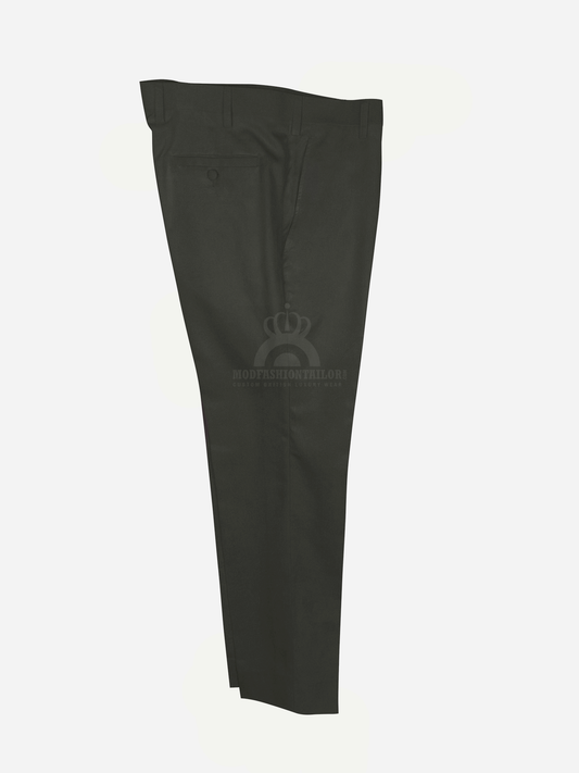 David Bowie Dark Brown and Olive Tone Mod Trouser