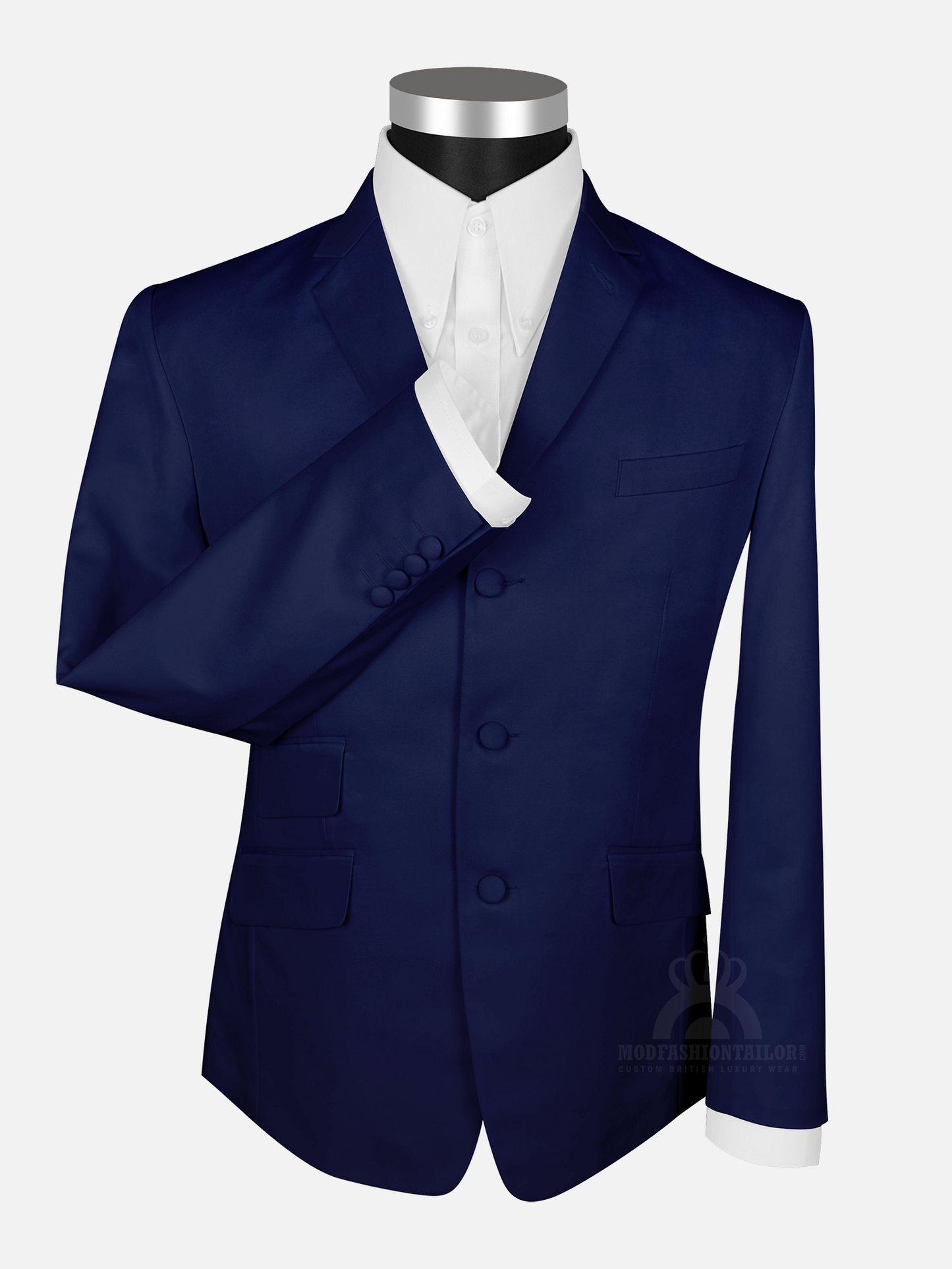 George Harrison Navy Blue Mod Jacket