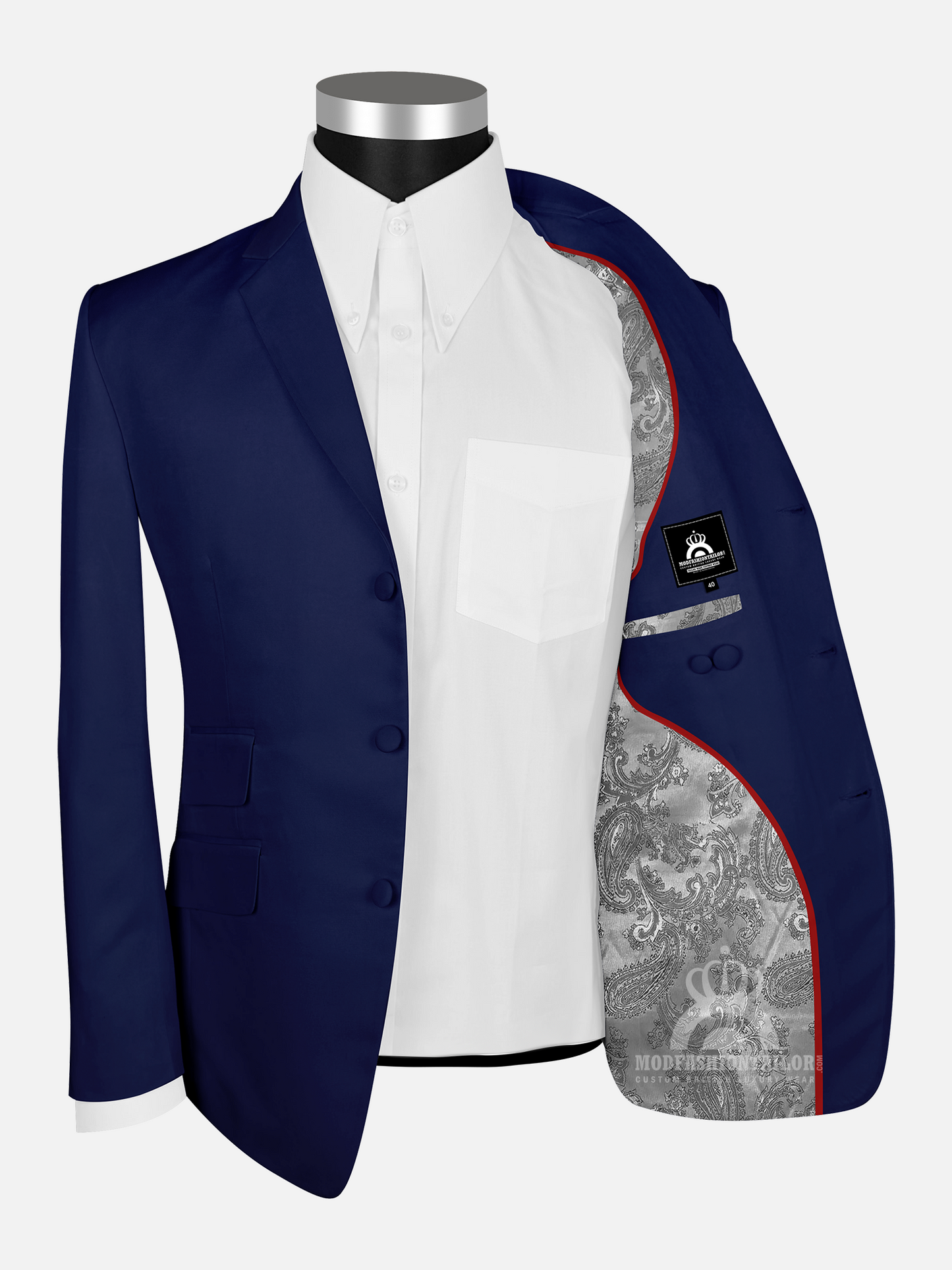 George Harrison Navy Blue Mod Jacket