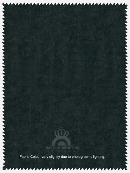 3 Piece Dark Forest Green Micro Check Mod Suit