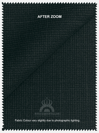 3 Piece Dark Forest Green Micro Check Mod Suit