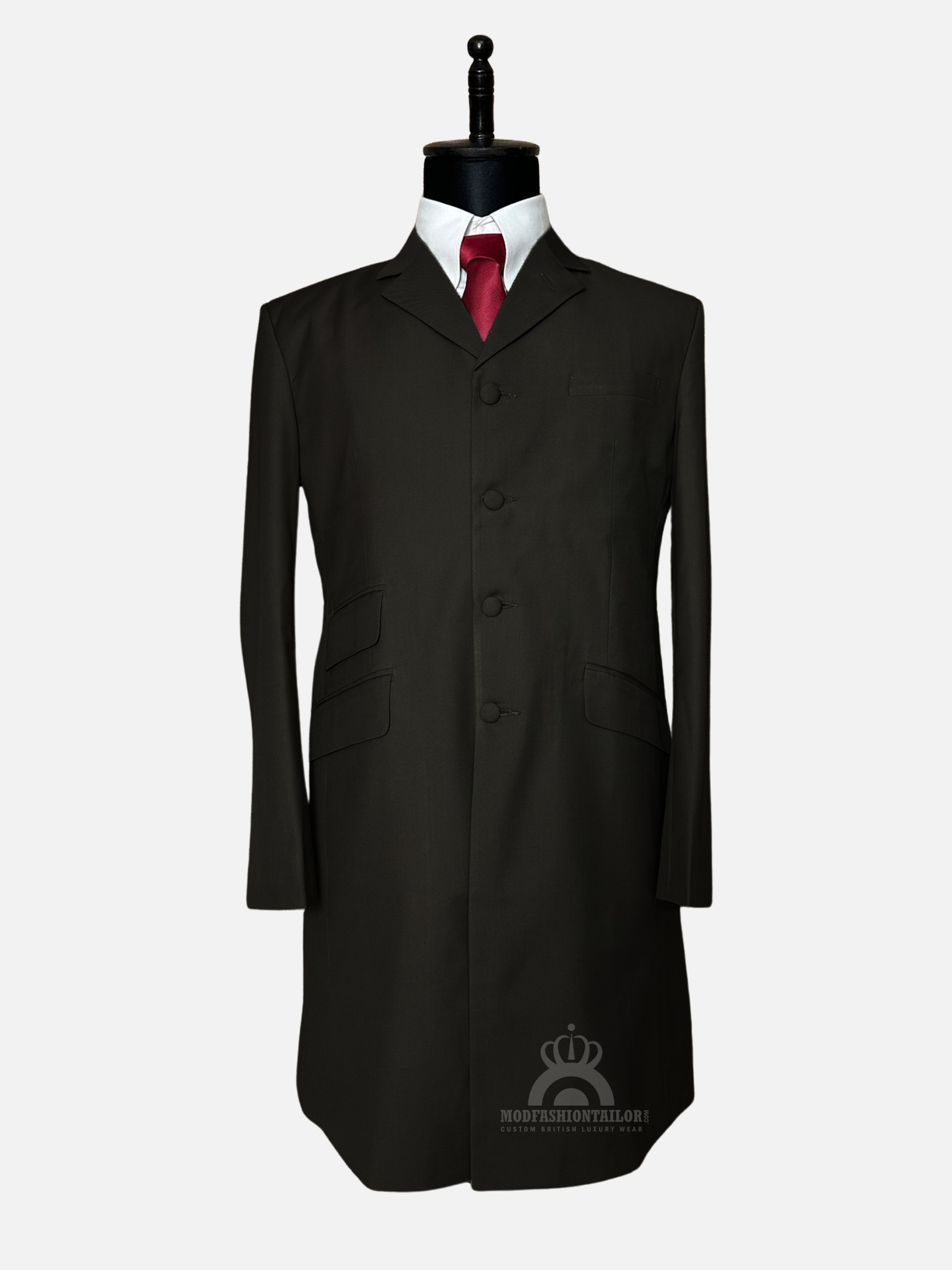 John Lennon Black Overcoat