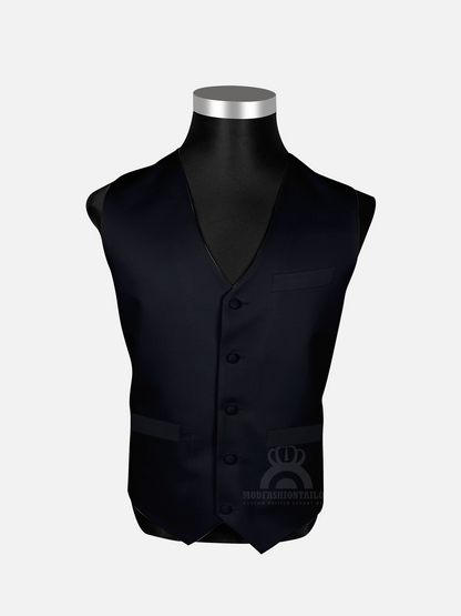 3 Piece John Lennon Black 3 Button Mod Suit with Shirt