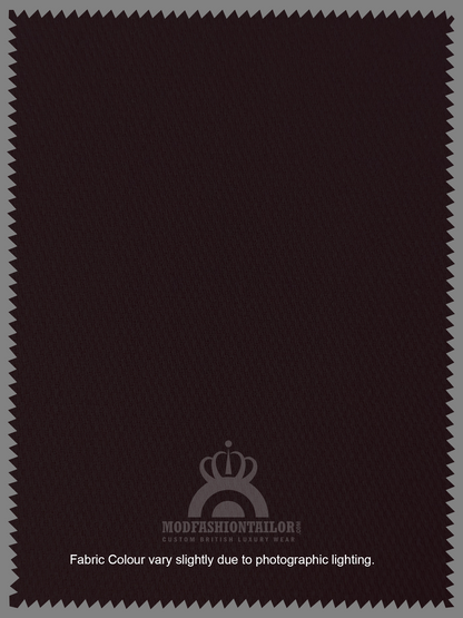 Mandarin Collar Long Sleeve Dark Maroon Shirt