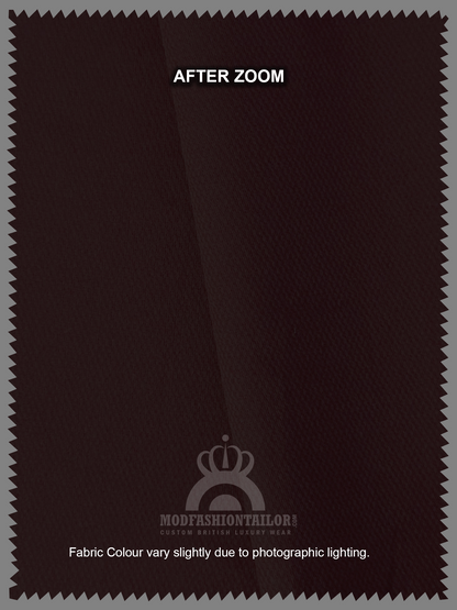 Mandarin Collar Long Sleeve Dark Maroon Shirt