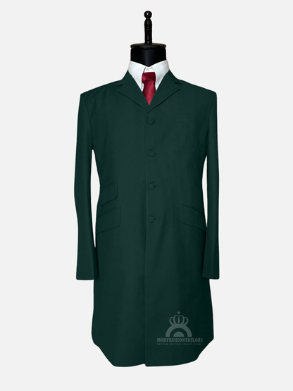Paul Weller Dark Green Overcoat