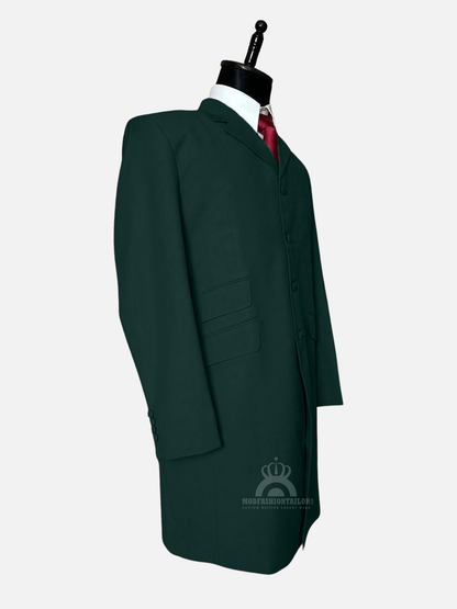 Paul Weller Dark Green Overcoat