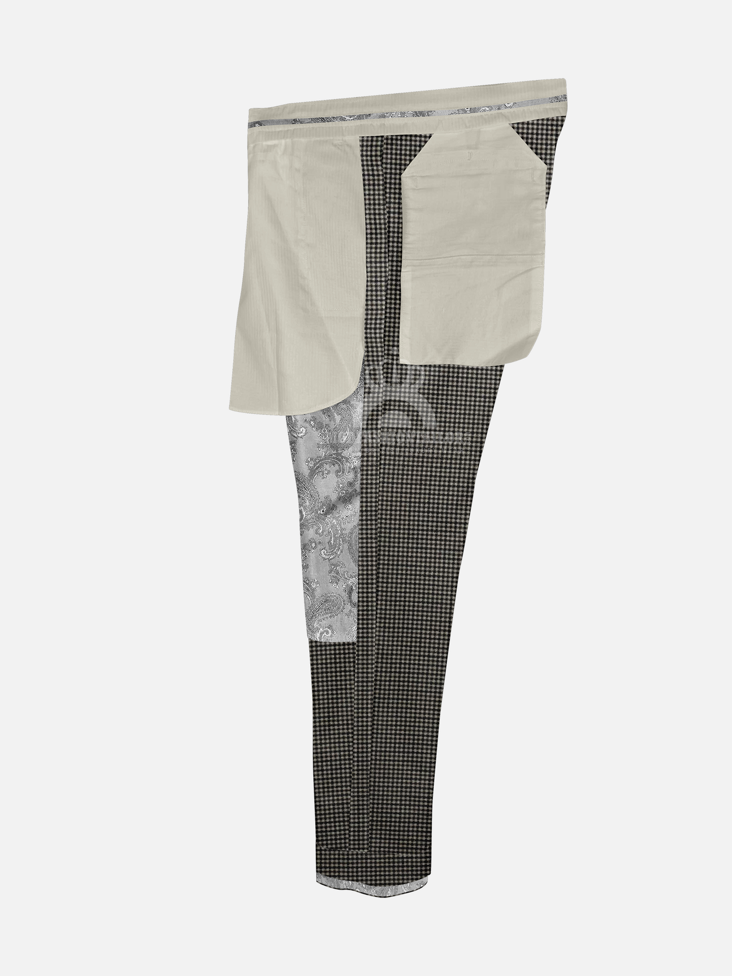 Paul McCartney Fawn Gunclub Check Mod Trouser