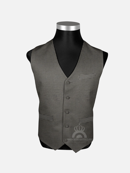 3 Piece Paul McCartney Fawn Gunclub Check Mod Suit with Shirt