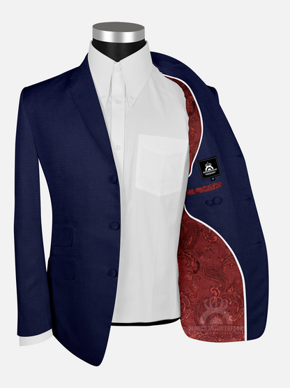 2 Piece Paul Weller Navy Blue Mod Suit