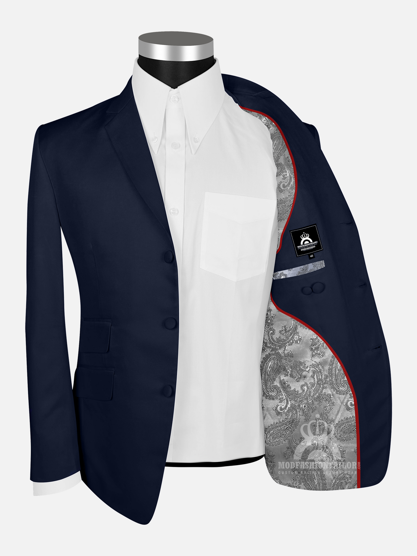 3 Piece Paul Weller Navy Blue Mod Suit with Shirt