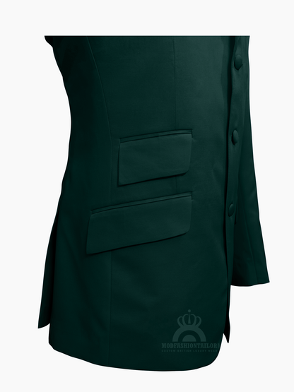 3 Piece Paul Weller Dark Green Mod Suit