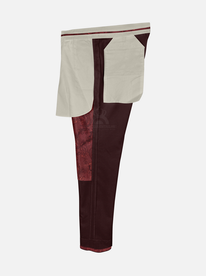 3 Piece Paul Weller Maroon Mod Suit