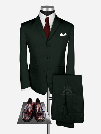 2 Piece Paul Weller Dark Green Mod Suit