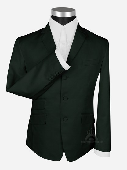 2 Piece Paul Weller Dark Green Mod Suit